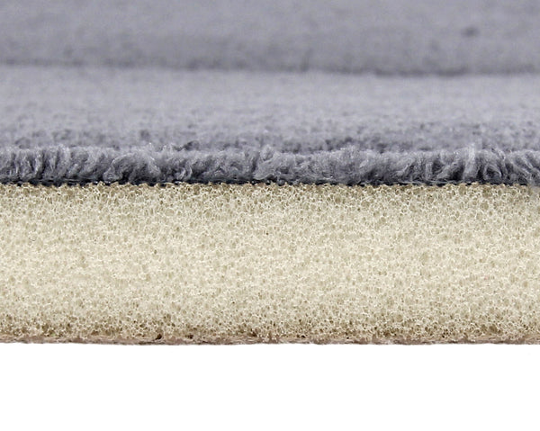 Everplush Company Memory Foam Bath Mat In Slate Grey Large 21 X 34 In