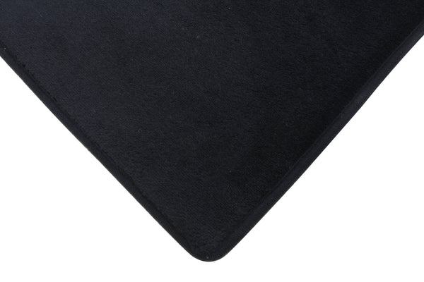 Everplush Company Memory Foam Runner In Black 2 X 5 Ft