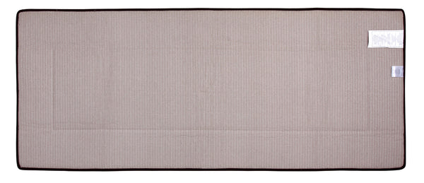 Everplush Company Memory Foam Runner In Coffee Brown 2 X 5 Ft