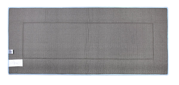 Everplush Company Memory Foam Runner In Sky Blue 2 X 5 Ft