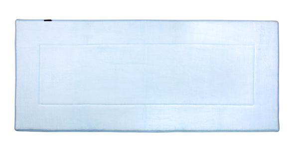 everplush company Memory Foam Runner in Sky Blue 2 x 5 ft