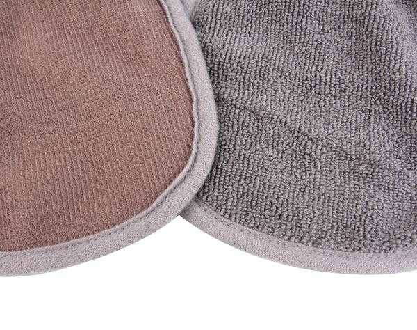 Everplush Company Microfiber Body Scrubbing Mitt Set Of 3