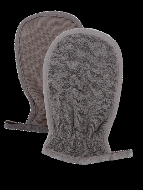 everplush company Microfiber Body Scrubbing Mitt Set of 3