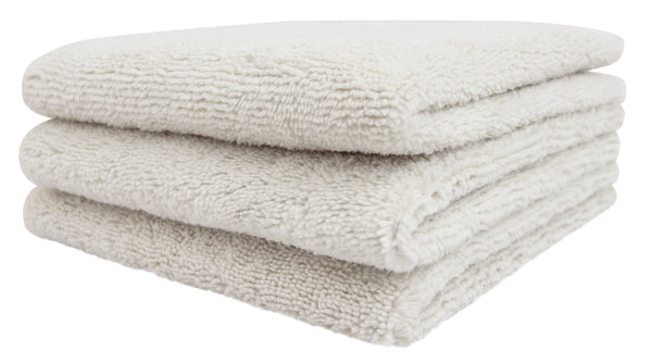 Everplush Company Microfiber Dish Cloths With Mesh Scrub 3 Pack White