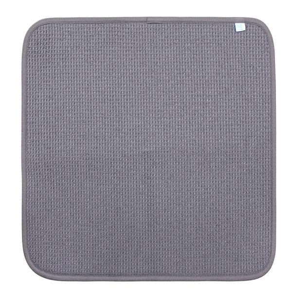 Everplush Company Microfiber Dish Drying Mat By DRI 2 Sizes Ash (Grey)