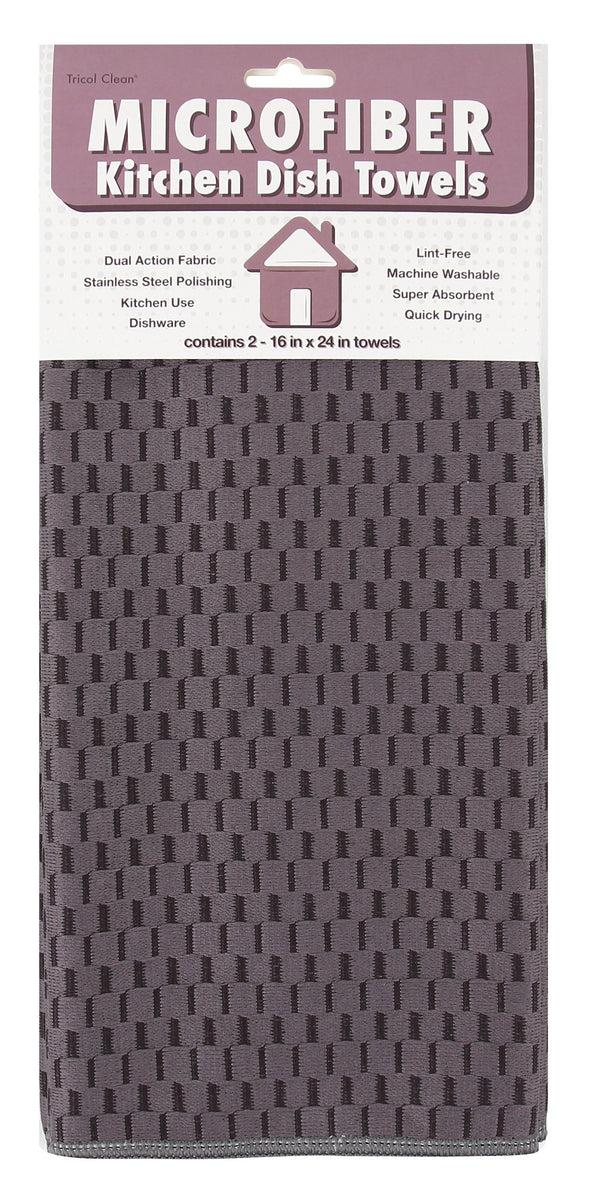 Everplush Company Microfiber Dish Towels Set Of 2 White