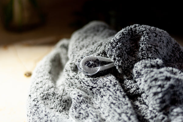 Everplush Company Quick Dry Hair Turban Grey - One Size