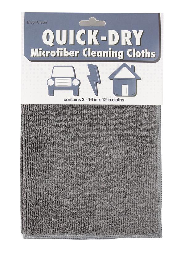 Everplush Company Quick Dry Microfiber Cleaning Cloths Set Of 3
