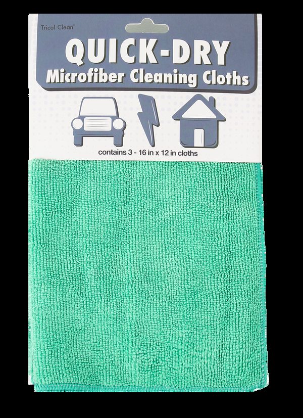 Everplush Company Quick Dry Microfiber Cleaning Cloths Set Of 3