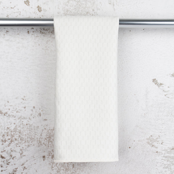 everplush company Recycled Honeycomb Dish Towel for Kitchen White