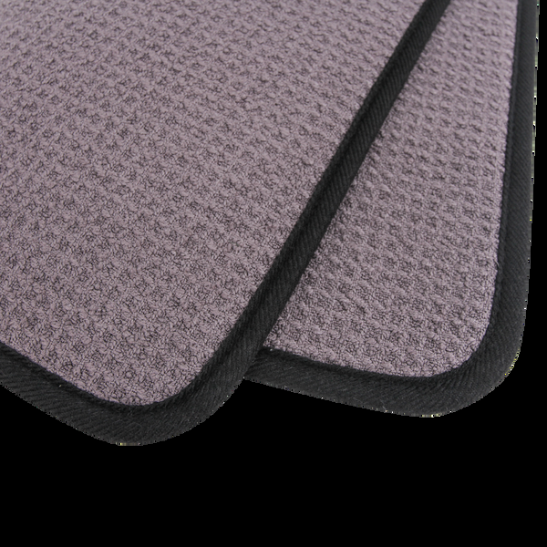 Everplush Company Recycled Honeycomb Microfiber Dish Drying Mat Charcoal