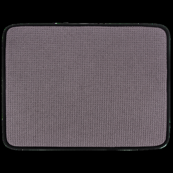 everplush company Recycled Honeycomb Microfiber Dish Drying Mat Charcoal