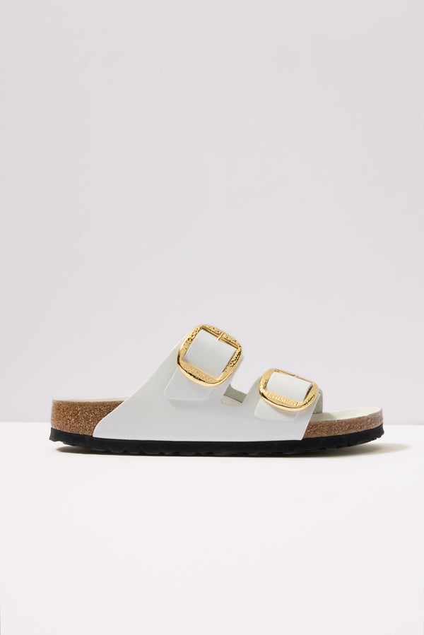 Everve Arizona Big Buckle High Shine Gold Hammered Antiquewhite