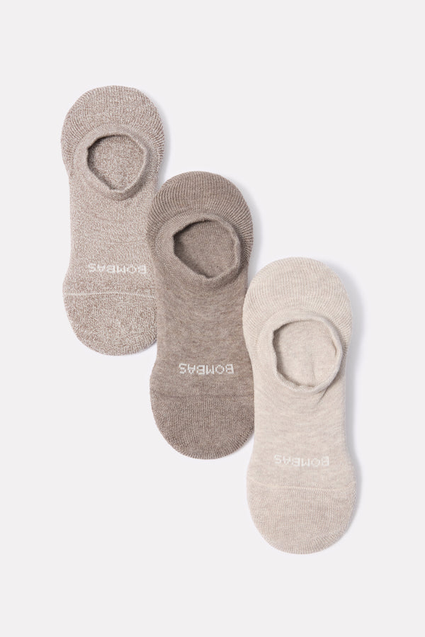 everve 3 Pack Cushion No Show Socks Mochamix