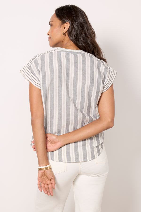 Everve Addison Stripe Mix Shirt Stripe