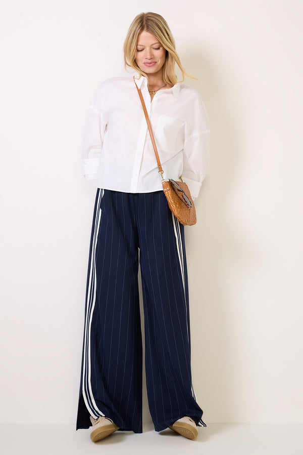 everve Aiden Crop Shirt White