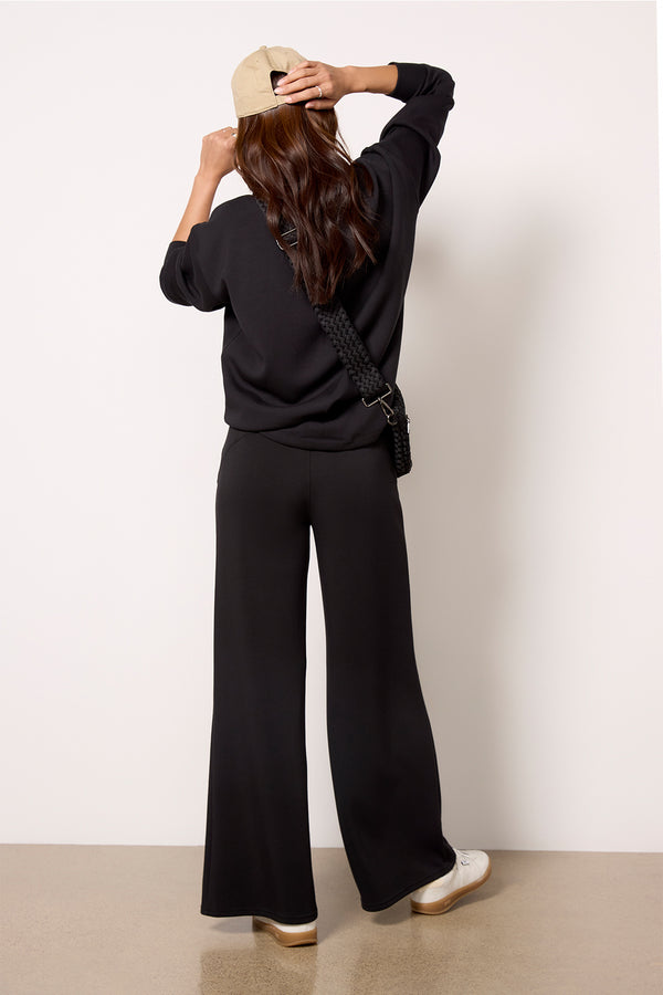 Everve AirEssentials Wide Leg Pant Black