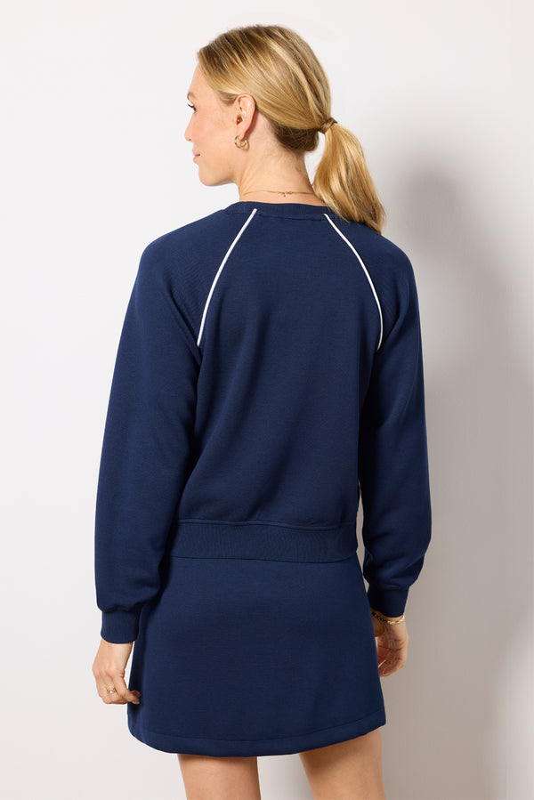 Everve AirPique Crewneck Sweatshirt Timelessnavy