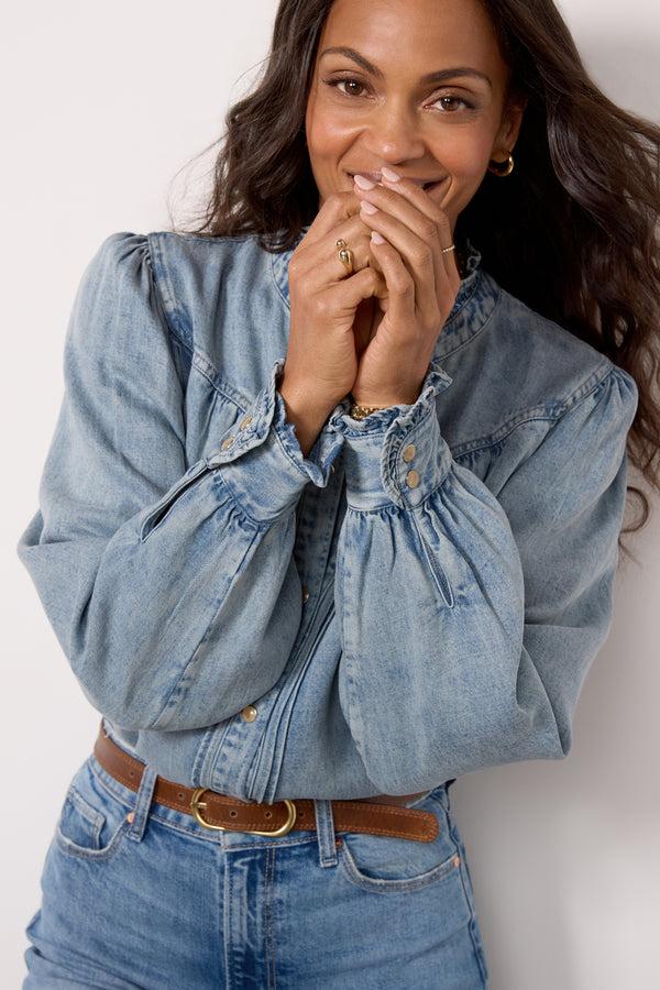 Everve Alanna Shirt Antiqueindigo