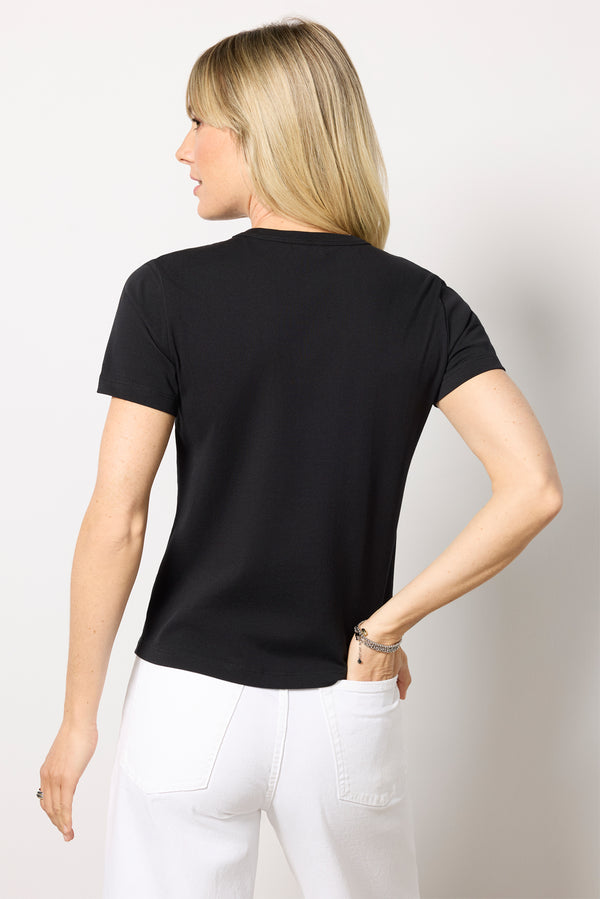 Everve Alba Baby Tee Black