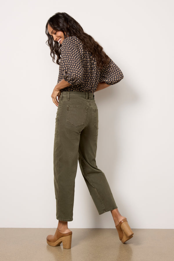 Everve Alexis Workwear Pant Vintagebayougreen