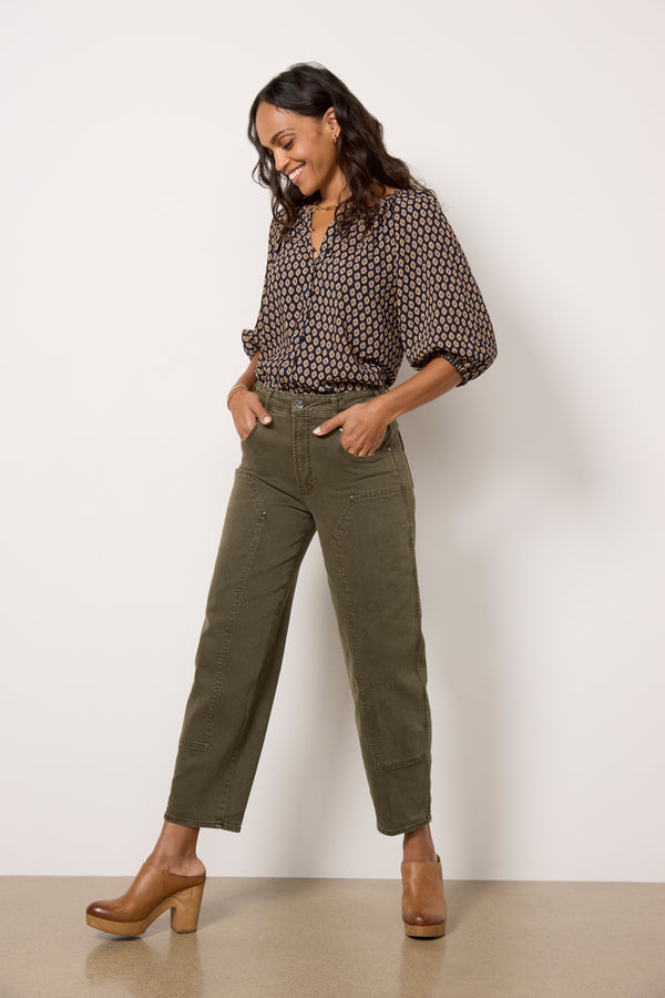 everve Alexis Workwear Pant Vintagebayougreen