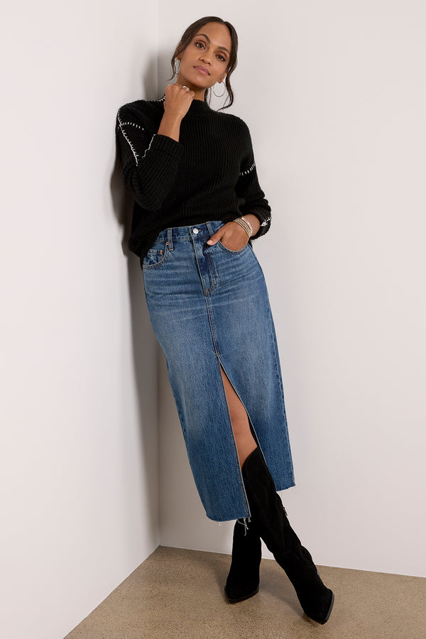 everve Alice Midi Skirt Fairfax