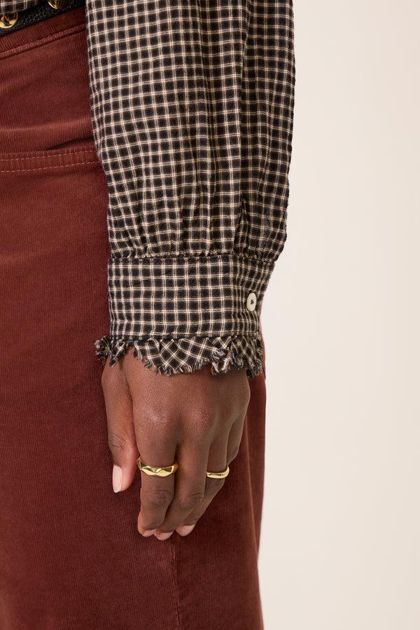 Everve Amelie Shirt Blackpepper