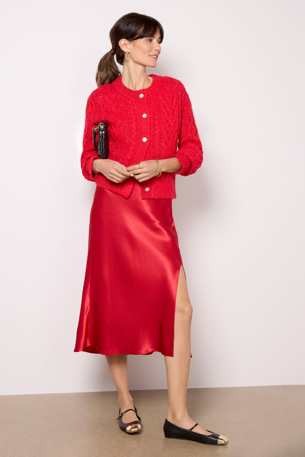 Everve Amelie Sweater Scarlet