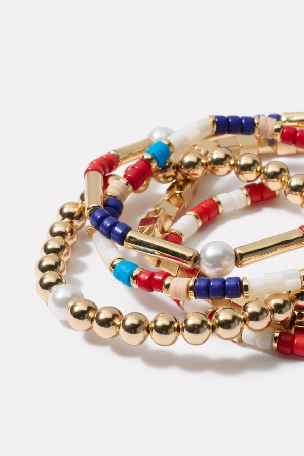 Everve Americana Bracelet Pack Red/White/Blue