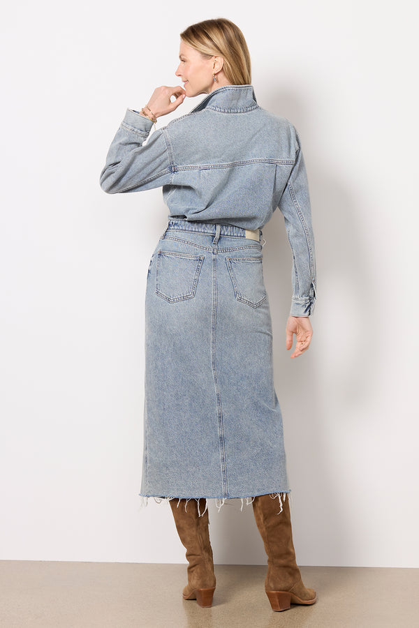 Everve Amira Midi Dress Newport