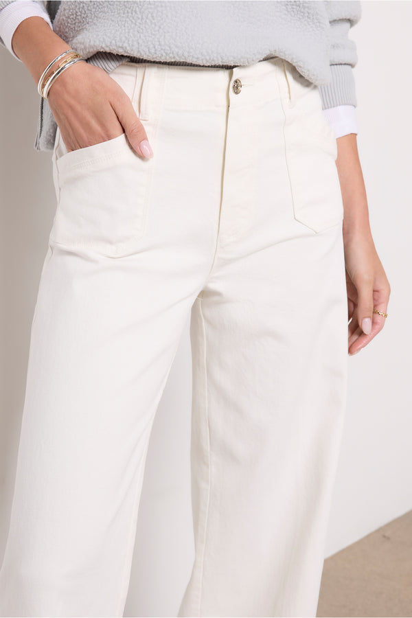 Everve Anessa 31` W Utility Pocket Ecru