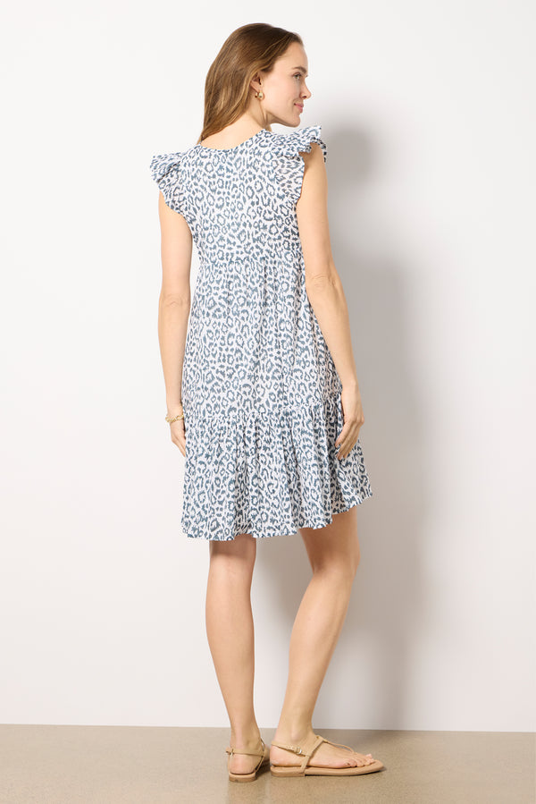 Everve Angel Dress Charcoalleopard