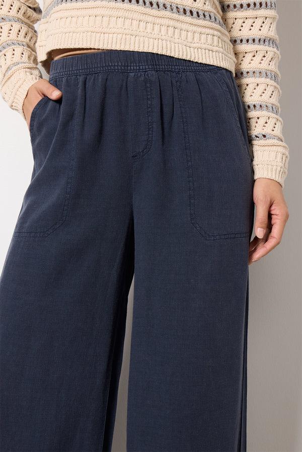 Everve Angie Palazzo Pant Navy