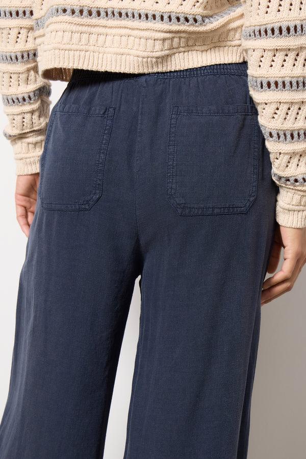 Everve Angie Palazzo Pant Navy
