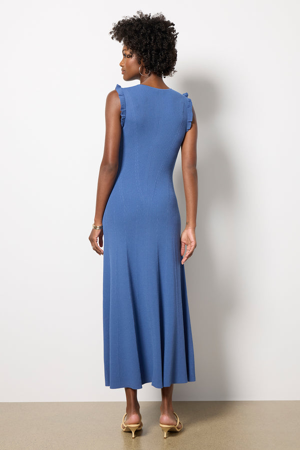 Everve Aniseed Dress Softindigo
