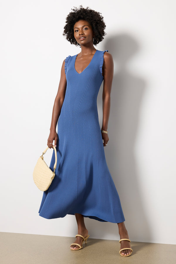 everve Aniseed Dress Softindigo