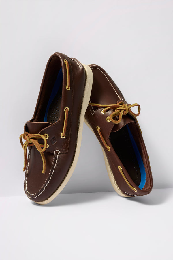 Everve AO 2 Eye Boat Shoe Brownleather