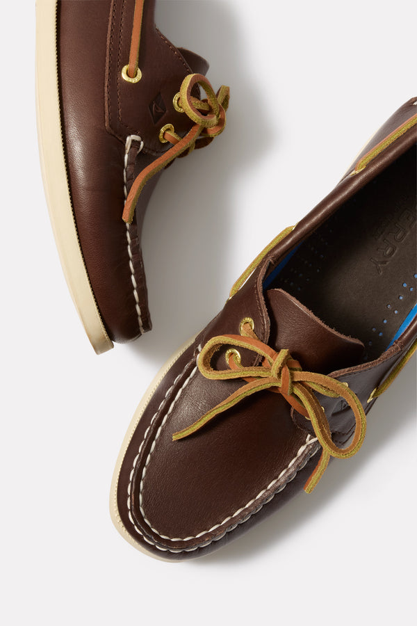 Everve AO 2 Eye Boat Shoe Brownleather