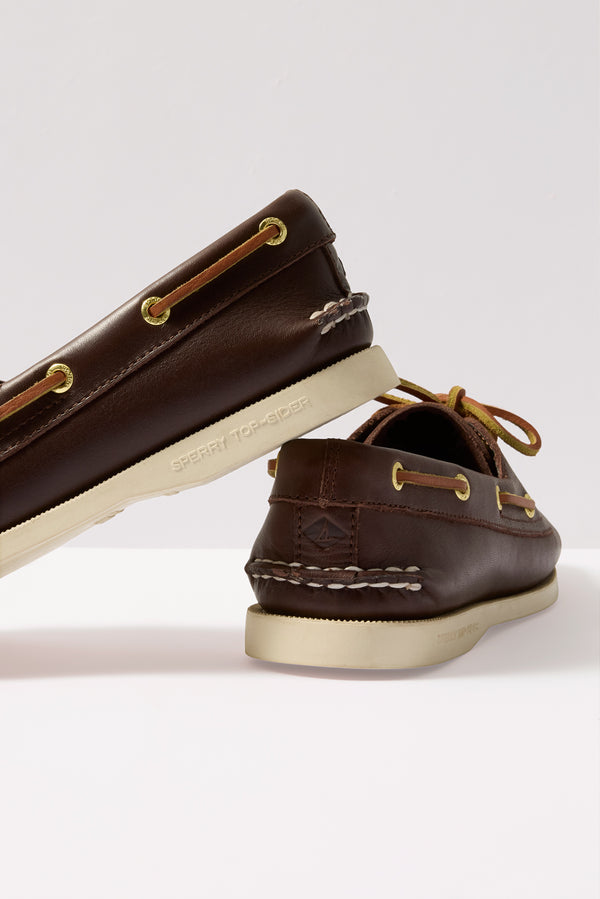 Everve AO 2 Eye Boat Shoe Brownleather