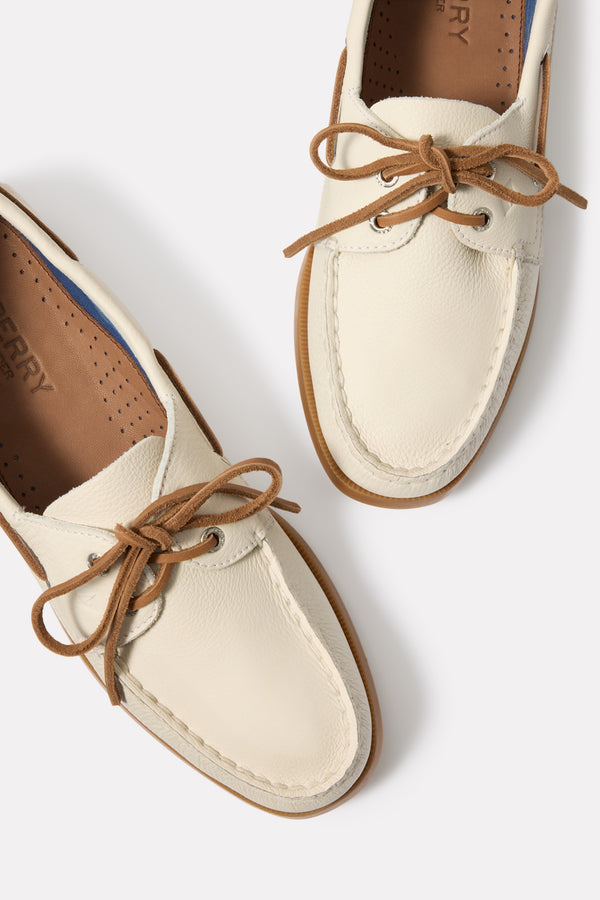Everve AO 2 Eye Boat Shoe White/Gum