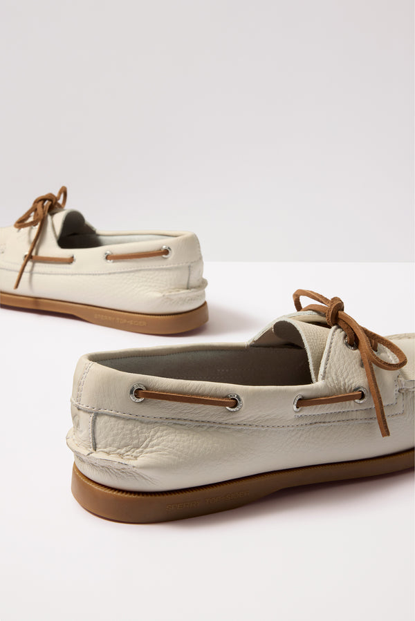 Everve AO 2 Eye Boat Shoe White/Gum
