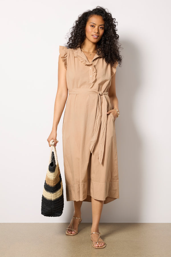 Everve April Dress Hazelnut