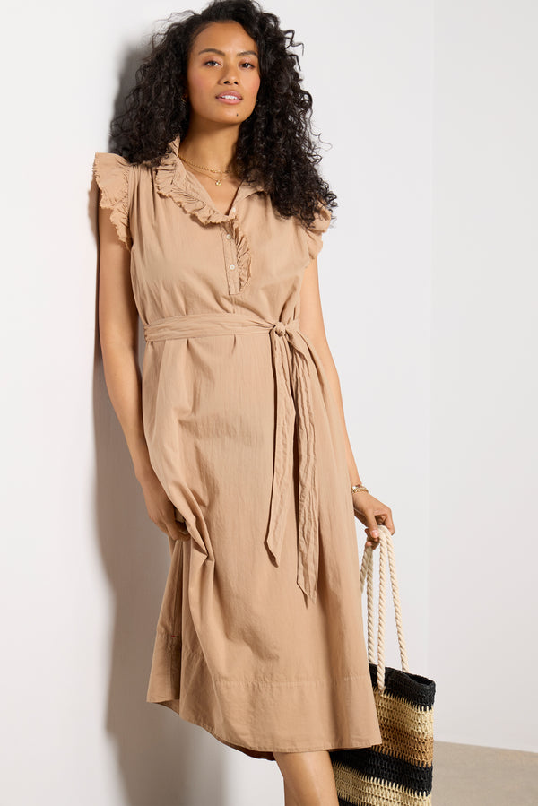 everve April Dress Hazelnut