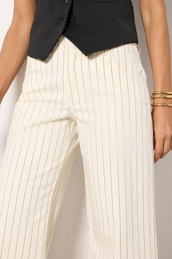Everve Arden Striped Wide Leg Blpn