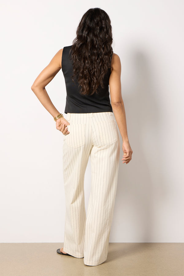 Everve Arden Striped Wide Leg Blpn