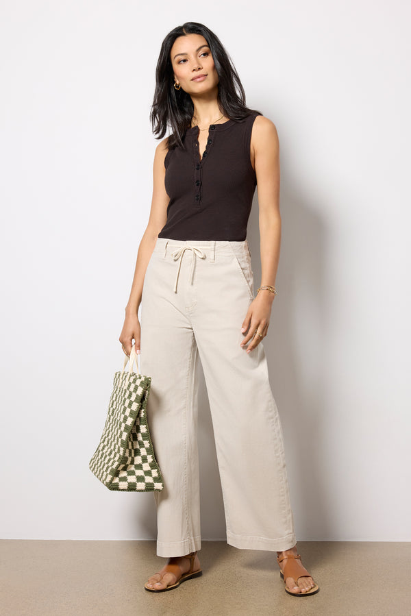 Everve Ariella Ankle With Tie Vintagepumice