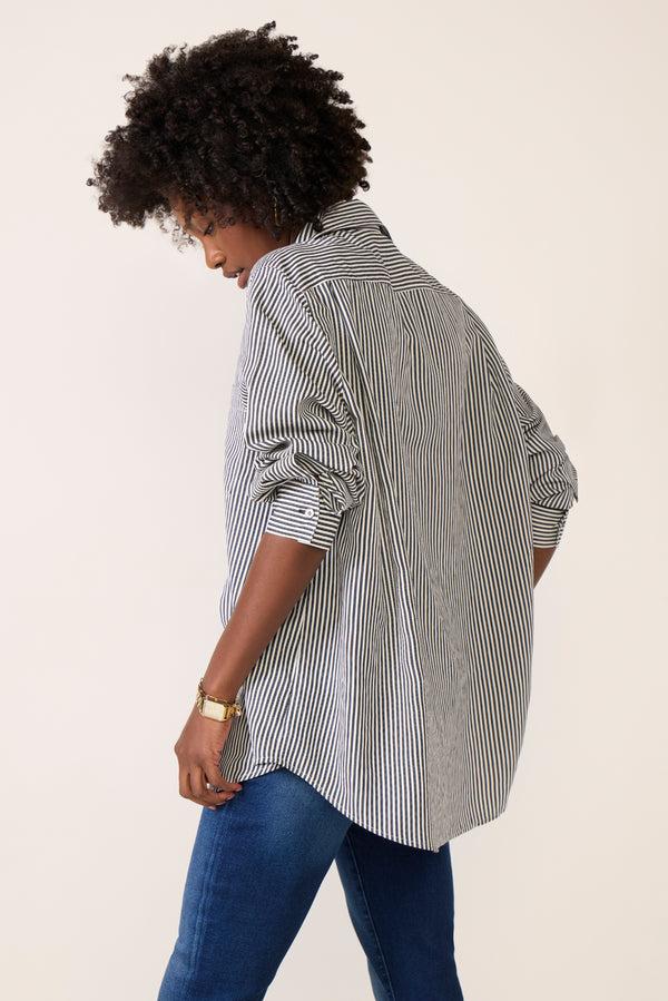 Everve Aris Shirt Sloenestripe