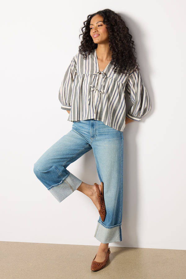 Everve Artist Overshirt Handloomstripes