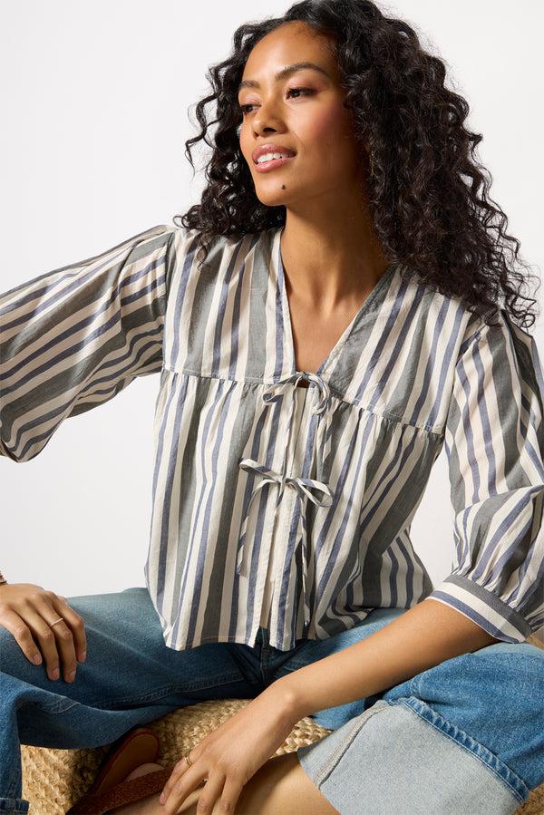 everve Artist Overshirt Handloomstripes